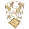 Mauro Ferretti paraplubak bladgoud 22,5x22,5x48,5 cm goud