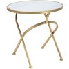 Mauro Ferretti Glam Mat bijzettafel Ø 50,5x50 cm goud