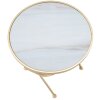 Mauro Ferretti Glam Mat bijzettafel Ø 50,5x50 cm goud