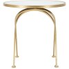 Mauro Ferretti Glam Mat bijzettafel Ø 50,5x50 cm goud