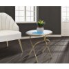 Mauro Ferretti Glam Mat bijzettafel Ø 50,5x50 cm goud
