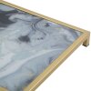 Mauro Ferretti bijzettafel Glam Ebene 40x35x60 cm goud