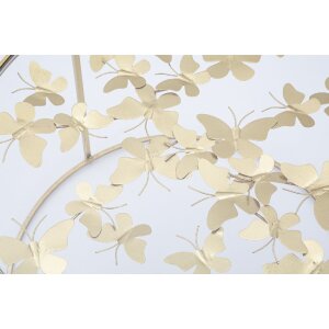 Mauro Ferretti salontafel vlinders Ø 60x40,5 cm goud