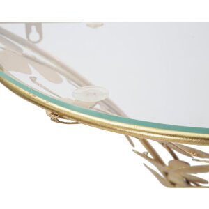 Mauro Ferretti nachtkastje vlinders 44,5x24,5x34,5 cm goud