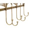 Mauro Ferretti wandkapstok 7 bladen 66,2x6x26,3 cm goud