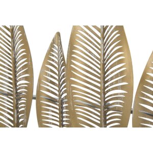 Mauro Ferretti wandkapstok lang blad 65x6x42,5 cm goud
