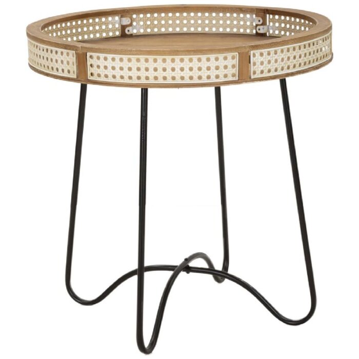 Mauro Ferretti bijzettafel Fuji Ø 60x60,5 cm veelkleurig