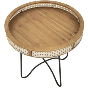 Mauro Ferretti bijzettafel Fuji Ø 60x60,5 cm veelkleurig