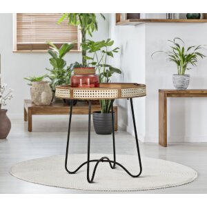 Mauro Ferretti bijzettafel Fuji Ø 60x60,5 cm veelkleurig