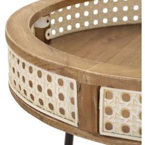 Mauro Ferretti bijzettafel Fuji Ø 40x60 cm veelkleurig