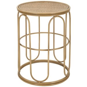 Mauro Ferretti bijzettafel Samui Ø 40x55 cm natuurlijke kleur