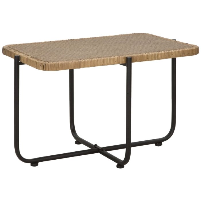 Mauro Ferretti salontafel Cebu 75x55x46,5 cm zwart bruin