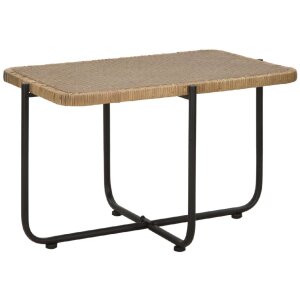 Mauro Ferretti salontafel Cebu 75x55x46,5 cm zwart bruin