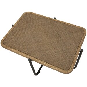 Mauro Ferretti salontafel Cebu 75x55x46,5 cm zwart bruin