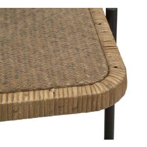 Mauro Ferretti salontafel Cebu 75x55x46,5 cm zwart bruin