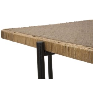 Mauro Ferretti salontafel Cebu 75x55x46,5 cm zwart bruin