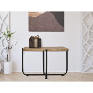 Mauro Ferretti salontafel Cebu 75x55x46,5 cm zwart bruin