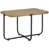 Mauro Ferretti salontafel Cebu 75x55x46,5 cm zwart bruin