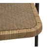 Mauro Ferretti salontafel Cebu 75x55x46,5 cm zwart bruin