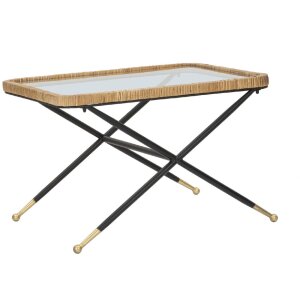 Mauro Ferretti Saint Barth salontafel 70x50x45 cm zwart...