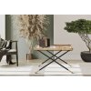 Mauro Ferretti Saint Barth salontafel 70x50x45 cm zwart bruin