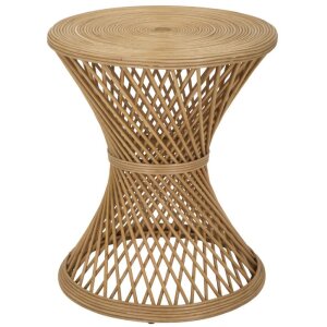Mauro Ferretti bijzettafel rotan Ø 48x56 cm naturel