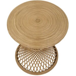 Mauro Ferretti bijzettafel rotan Ø 48x56 cm naturel