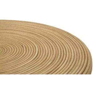 Mauro Ferretti bijzettafel rotan Ø 48x56 cm naturel