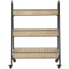 Mauro Ferretti trolley Fuji 60x30x80 cm zwart naturel
