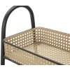 Mauro Ferretti trolley Fuji 60x30x80 cm zwart naturel