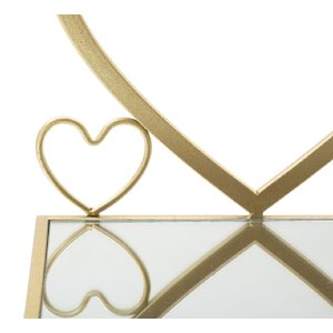 Mauro Ferretti wandconsole harten set 2 stuks 41,5x18x21 cm goud