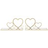 Mauro Ferretti wandconsole harten set 2 stuks 41,5x18x21 cm goud