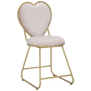 Mauro Ferretti stoel hart 37x47x80 cm goud roze