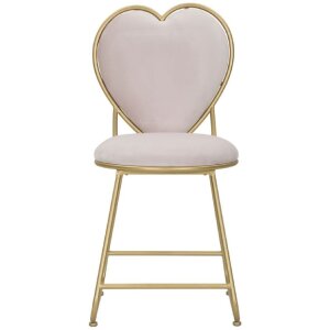 Mauro Ferretti stoel hart 37x47x80 cm goud roze