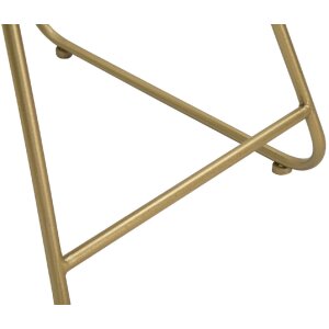 Mauro Ferretti stoel hart 37x47x80 cm goud roze