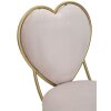 Mauro Ferretti stoel hart 37x47x80 cm goud roze