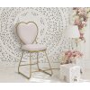 Mauro Ferretti stoel hart 37x47x80 cm goud roze