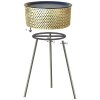 Mauro Ferretti Glovy bijzettafel Ø 40x65 cm goud zwart