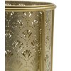 Mauro Ferretti Golvy bloemenstandaard set van 2 Ø 21x40 en 19x22 cm goud