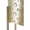 Mauro Ferretti Golvy bloemenstandaard set van 2 Ø 21x52 en 19x42 cm goud