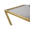 Mauro Ferretti bijzettafels Z set van 2 40x40x60 en 30x30x50 cm goud
