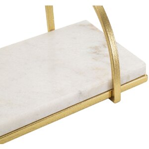 Mauro Ferretti wandplank Marmer 40x16x18 cm goud wit