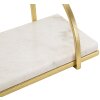 Mauro Ferretti wandplank Marmer 40x16x18 cm goud wit