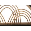 Mauro Ferretti wandplank Oporto met haken 46x15,5x30 cm zwart bruin