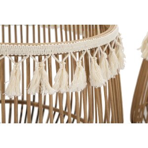 Mauro Ferretti mandenset Fuji 2-delig Ø 47x39,5-34x36,5 cm bruin
