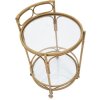 Mauro Ferretti serveerwagen Panama rond Ø 51x74 cm bruin