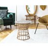 Mauro Ferretti salontafel Panama rond Ø 50x50 cm bruin