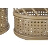 Mauro Ferretti bloemenstandaard Panama set van 2 Ø 30x25-22x18 cm bruin