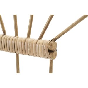 Mauro Ferretti wandhaak Panama 3 haken 37,5x5x32,5 cm bruin