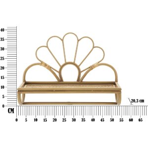 Mauro Ferretti wandplank Panama 55x20,3x39,5 cm bruin